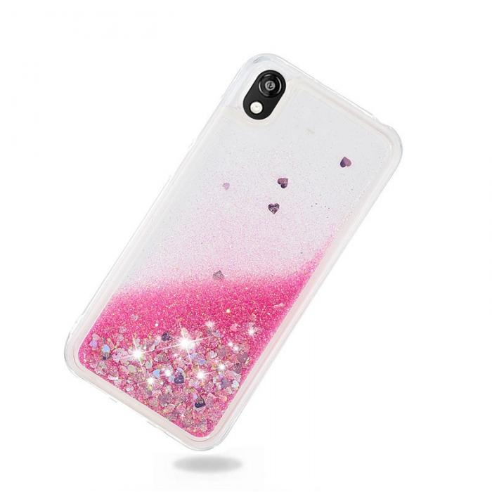 UTGATT5 - Glitter Skal till Apple iPhone 7/8/SE 2020 - Rosa