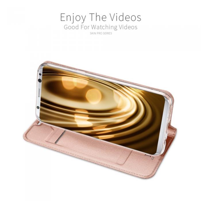 UTGATT4 - DUX DUCIS Plnboksfodral till Samsung Galaxy S8 - Rose Gold