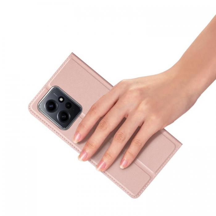 UTGATT - Dux Duxis Xiaomi Redmi Note 12 5G Plnboksfodral Skin Pro - Rosa