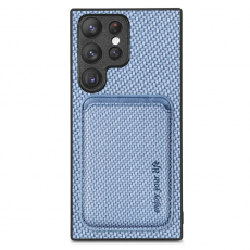 A-One Brand - Galaxy S23 Ultra Skal Korthållare Detachable - Blå