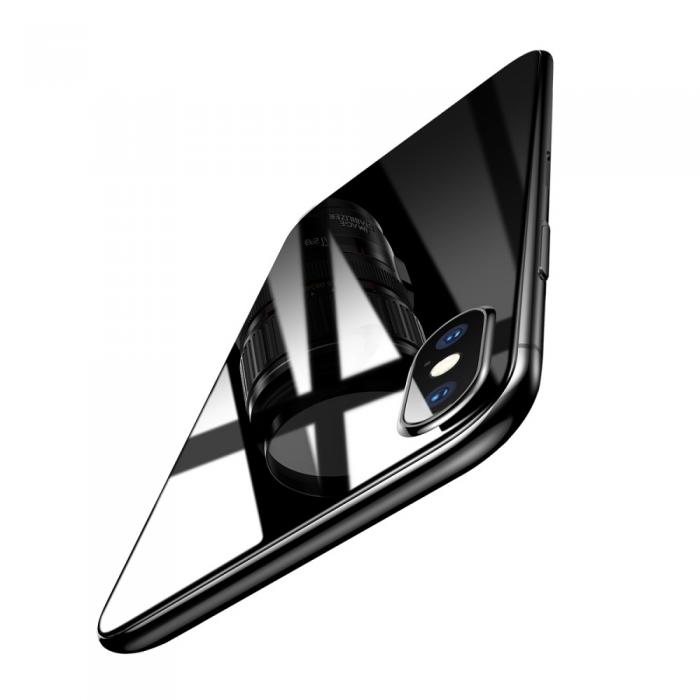 BASEUS - Baseus Hrdat Glas Skrmskydd till iPhone XS MAX (Front + Back)