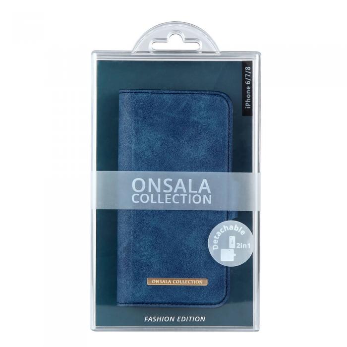 Onsala Collection - Onsala iPhone 6/7/8/SE 2020 Plnboksfodral - Bl