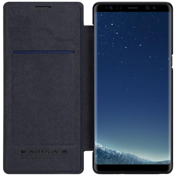 UTGATT5 - Nillkin Qin Plnboksfodral till Samsung Galaxy Note 8 - Svart