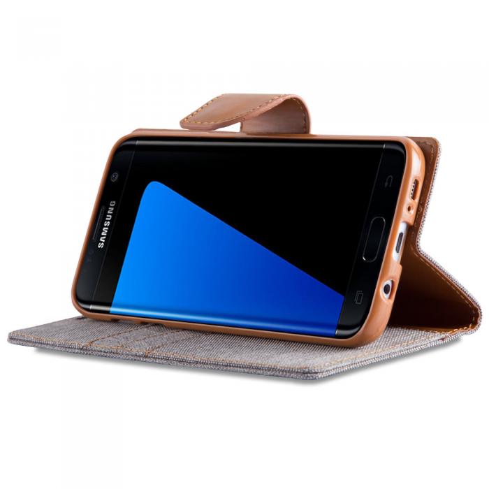 UTGATT5 - CoveredGear Woven Wallet till Samsung Galaxy S7 Edge - Gr