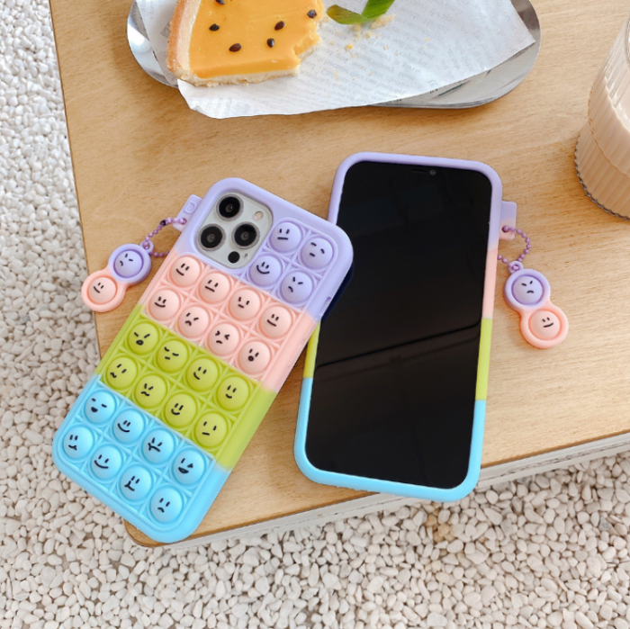 OEM - Emojis Pop it fidget skal till iPhone 7/8/SE 2020