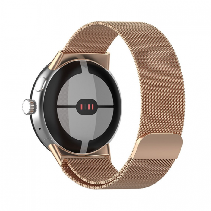 A-One Brand - Google Pixel Watch Armband Milanese - Rosa Guld