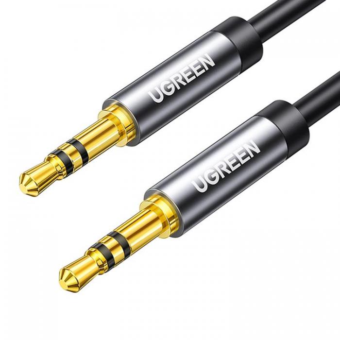 Ugreen - Ugreen Audio Kabel AUX Mini Jack 3.5mm 1m - Svart