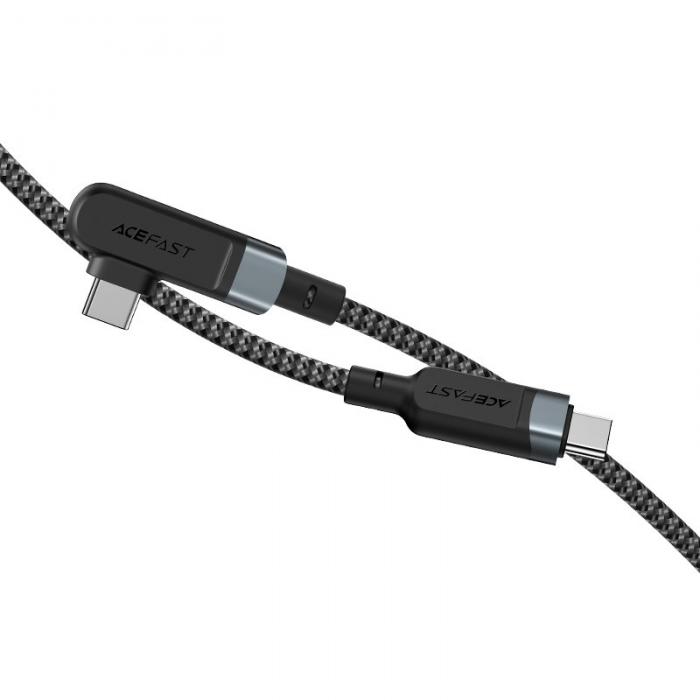 UTGATT1 - Acefast Vinklad USB-C till USB-C Kabel 100W 2m - Gr