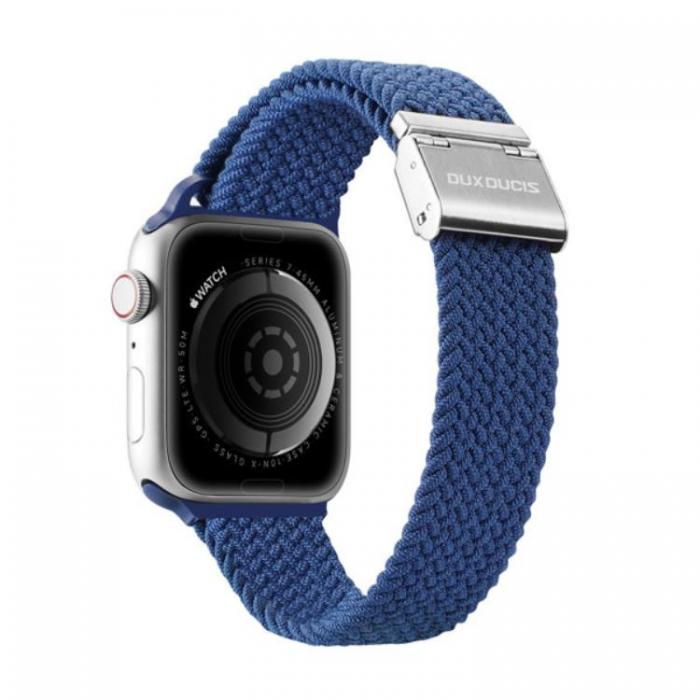 Dux Ducis - Dux Ducis Apple Watch 4/5/6/7/8/SE (42/44/45/49mm) Armband Braided - Bl
