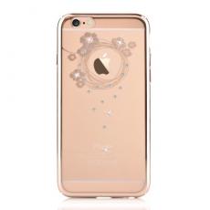 Devia - Devia Skal med Swarovski-Stenar till Apple iPhone 6(S) Plus - Garland Guld