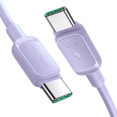 Joyroom - Joyroom USB-C till USB-C Kabel 100W 1.2m - Lila