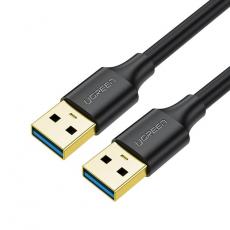 Ugreen - Ugreen USB-A till USB-A 3.0 Kabel 0.5m - Svart