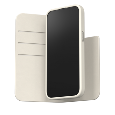 Essentials - Moshi iPhone 15 Plånboksfodral Magsafe - Äggtoddy Vit