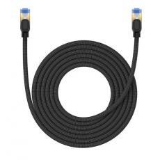 BASEUS - Baseus Internet Kabel 5m cat.7 - Braided Svart