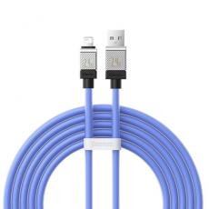 BASEUS - Baseus USB-A Till Lightning Kabel 2m CoolPlay - Blå