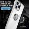 A-One Brand - iPhone 14 Plus Skal TPU Ring Kickstand - Transparent