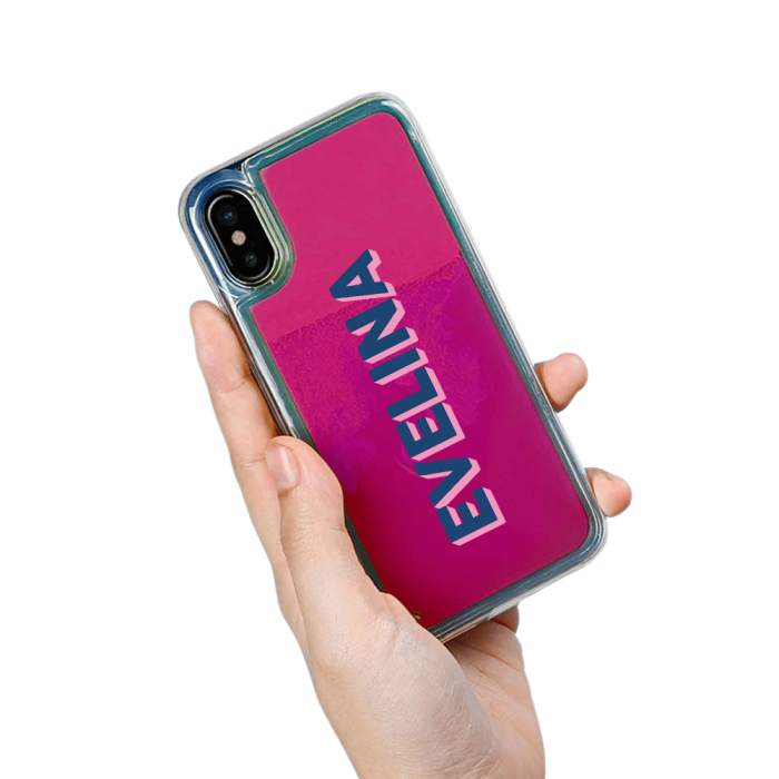 UTGATT5 - Designa Sjlv Neon Sand skal iPhone X - Violet