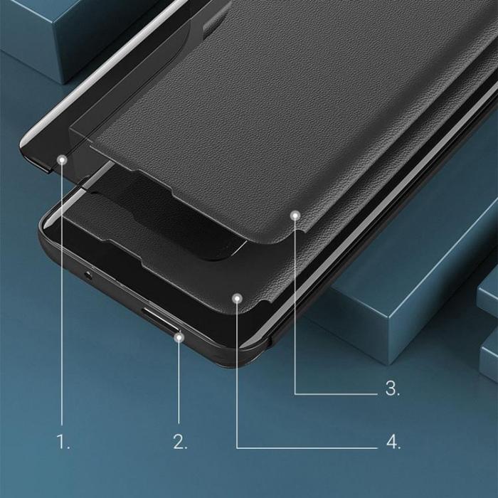 OEM - Eco Lder View Fodral Xiaomi Poco M4 Pro 5G - Svart