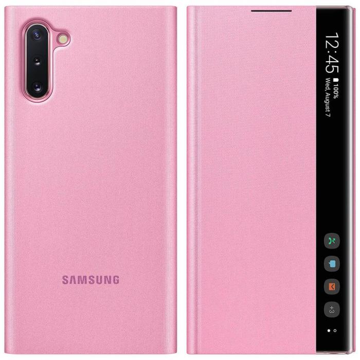 UTGATT5 - Samsung Clear View skal Galaxy Note 10 Rosa