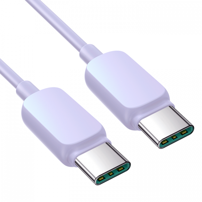 Joyroom - Joyroom USB-C till USB-C Kabel 100W 1.2m - Lila