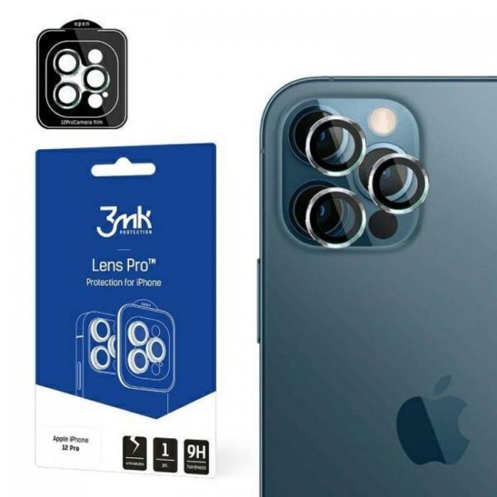 3MK - 3MK iPhone 12 Pro Kameralinsskydd Hrdat glas