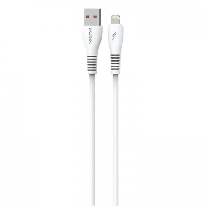 Pavareal - Pavareal Kabel USB Till iPhone Lightning 1M - Vit