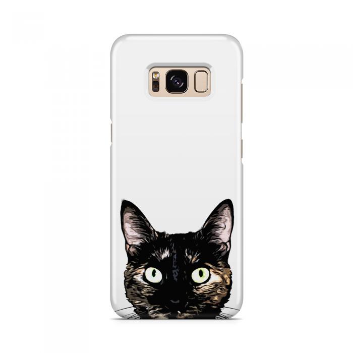 UTGATT5 - Skal till Samsung Galaxy S8 - Peeking Cat