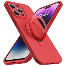 A-One Brand - iPhone 14 Pro Mobilskal Magsafe Liquid Silikon - Röd