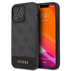 Guess - Guess 4G Stripe Collection Skal iPhone 13 Pro - Grå