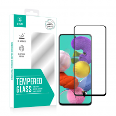 SiGN - SiGN Galaxy A51 Härdat Glas Skärmskydd 2.5D