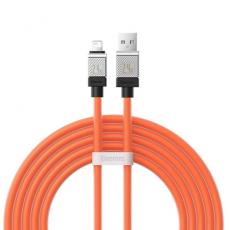 BASEUS - Baseus USB-A Till Lightning Kabel 2m CoolPlay - Orange