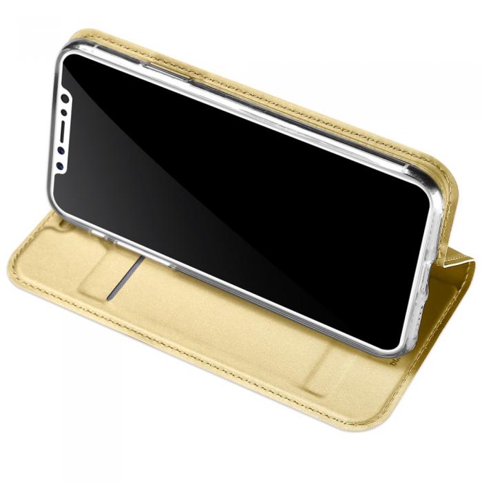 UTGATT4 - Dux Ducis Plnboksfodral till Apple iPhone XS / X - Gold