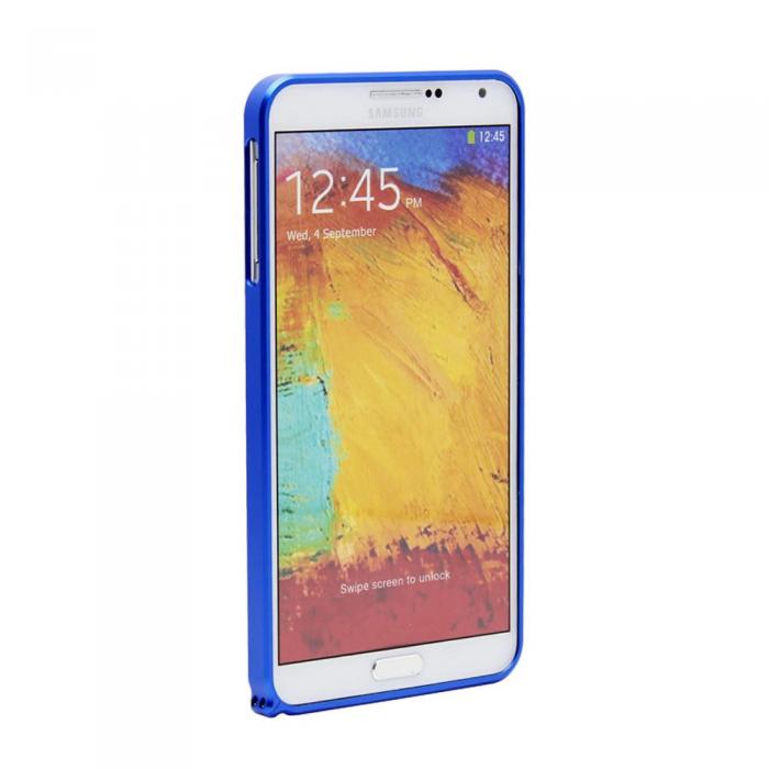 UTGATT5 - LOVE MEI 0,7mm Metal Bumper till Samsung Galaxy Note 3 (Bl)