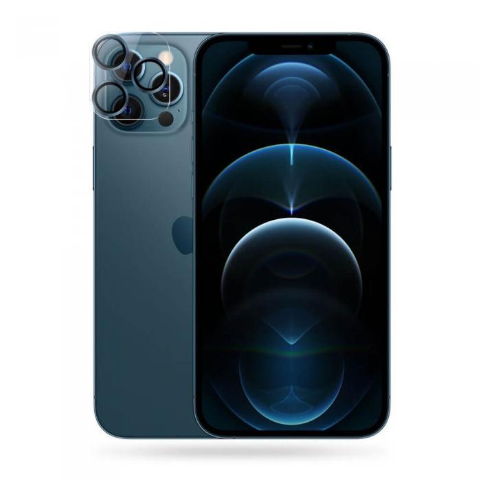 UTGATT5 - Joyroom Shining Series Kamera linskydd iPhone 12 Pro Max Bl