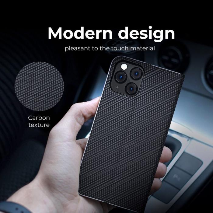 Forcell - Forcell Galaxy S10 Plus Fodral Luna Carbon - Svart