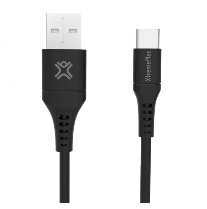 UTGATT1 - XtremeMAC Flexi USB-A till USB-C Kabel 2m - Svart
