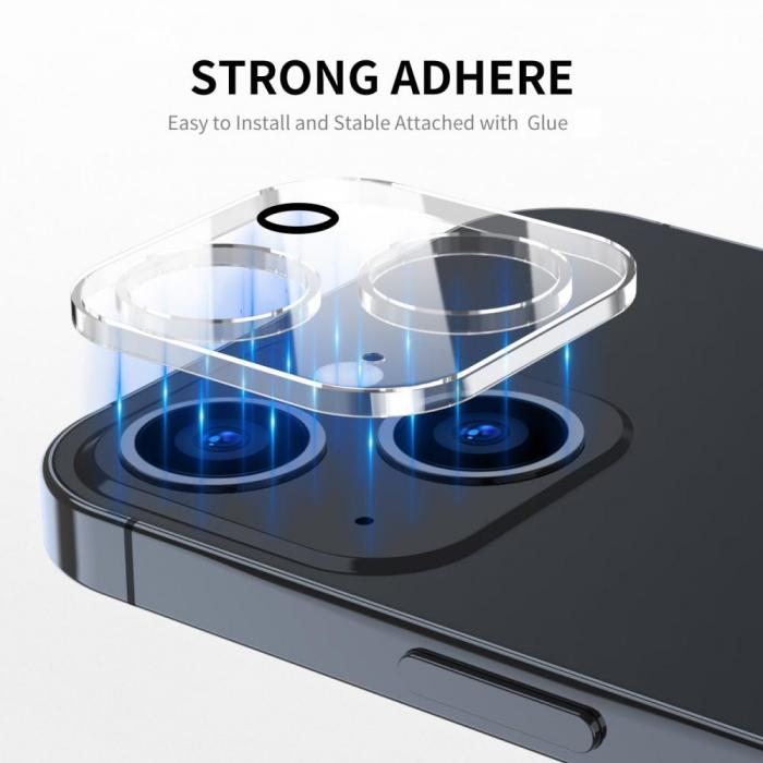 A-One Brand - [2-Pack] iPhone 14 Plus Kameralinsskydd i Hrdat Glas