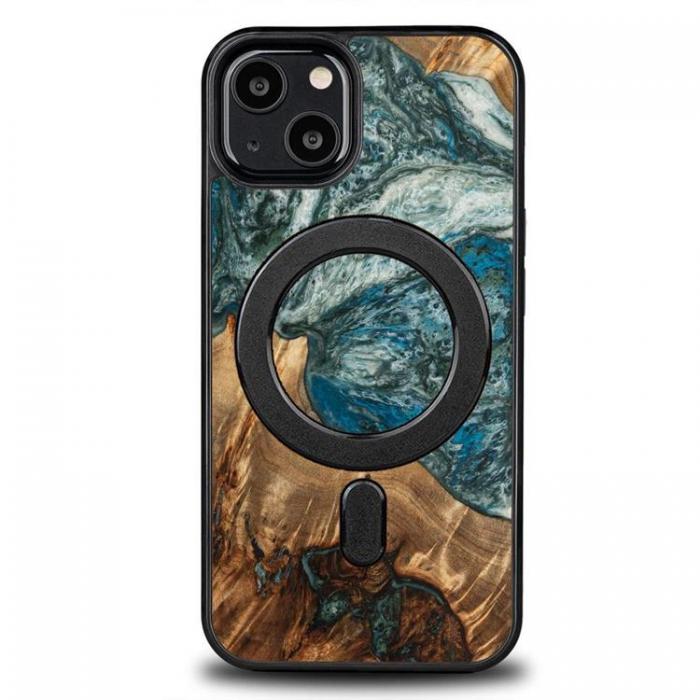 Bewood - Bewood iPhone 13 Mobilskal Magsafe Unique Planet Earth - Grn