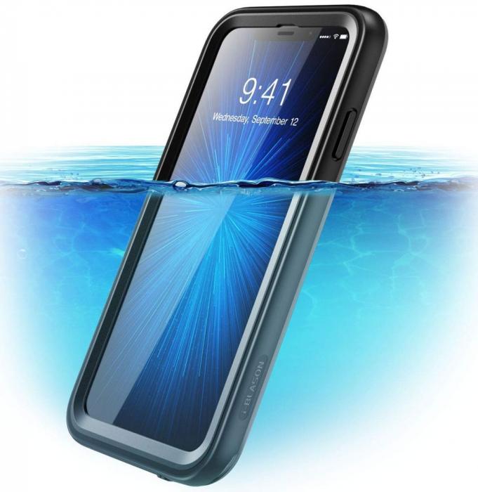UTGATT5 - Supcase Iblsn Aegis Ip68 iPhone Xs Max Frost / Svart
