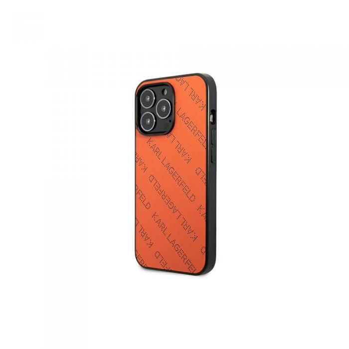 OEM - Karl Lagerfeld iPhone 13 Pro Skal Orange med Logo