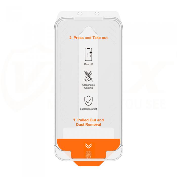 VMAX - Vmax Hrdat Glas Enkel Installation iPhone 13/13 Pro/14