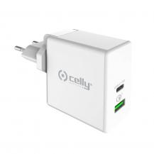 Celly&#8233;Celly - Laddare USB-C PD 45W / QC3.0&#8233;
