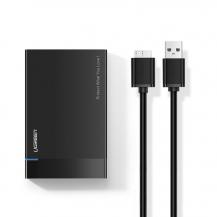 Ugreen - UGreen hard drive HDD SSD SATA 2,5 USB 3.2 micro USB Svart