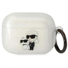 KARL LAGERFELD - KARL LAGERFELD AirPods Pro Skal Gliter Karl&Choupette - Clear