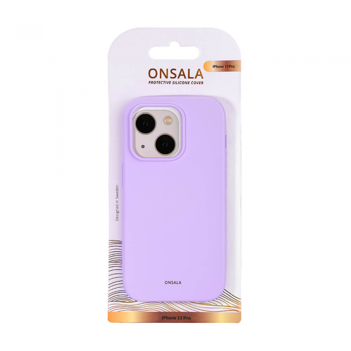 Onsala - Onsala iPhone 13 Pro Mobilskal Silikon - Lila