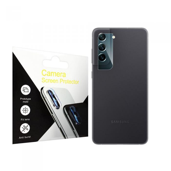 A-One Brand - Galaxy S21 FE Kameralinsskydd i Hrdat Glas