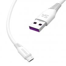 Dudao - Dudao USB/micro USB snabb laddningsKabel 5A 1m Vit L2M 1m Vit