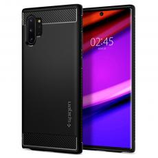 Spigen - SPIGEN Rugged Armor mobilskal Galaxy Note 10+ Plus Matte Svart