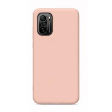 Ruhtel - Silicone Flexible Rubber Mobilskal Xiaomi Redmi Poco F3 / Mi 11i - Rosa