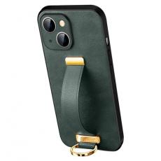 SULADA - SULADA iPhone 15 Mobilskal Kickstand med Wristband - Grön